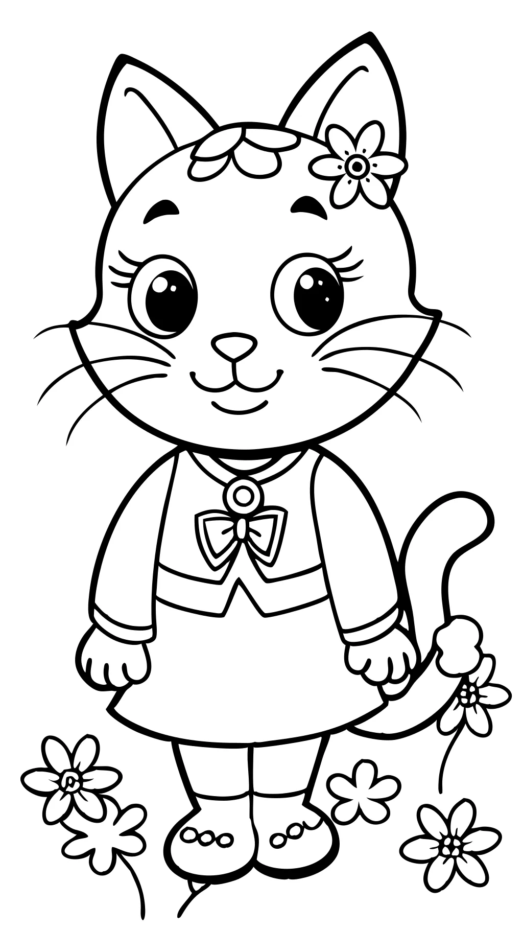 gabby cat coloring pages